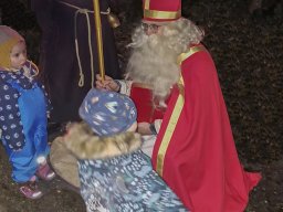 Samichlaus mit Kind